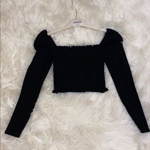 Reformation Crop Blouse